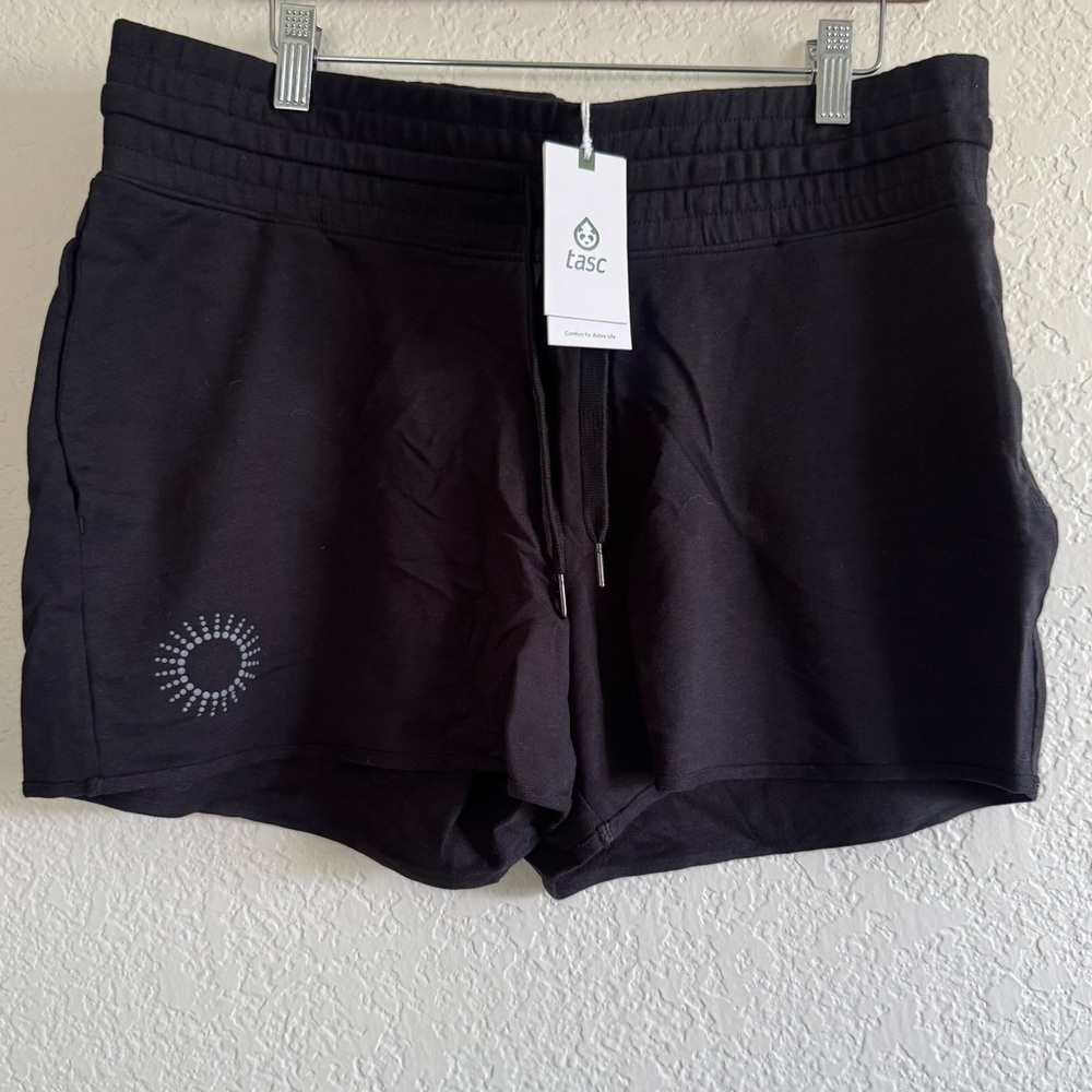 NWT tasc Women's athletic Black Shorts